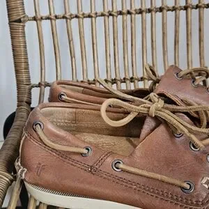 Frye | Shoes | Frye Briggs Cognac Leather Boat Shoes | Poshmark display picture 3